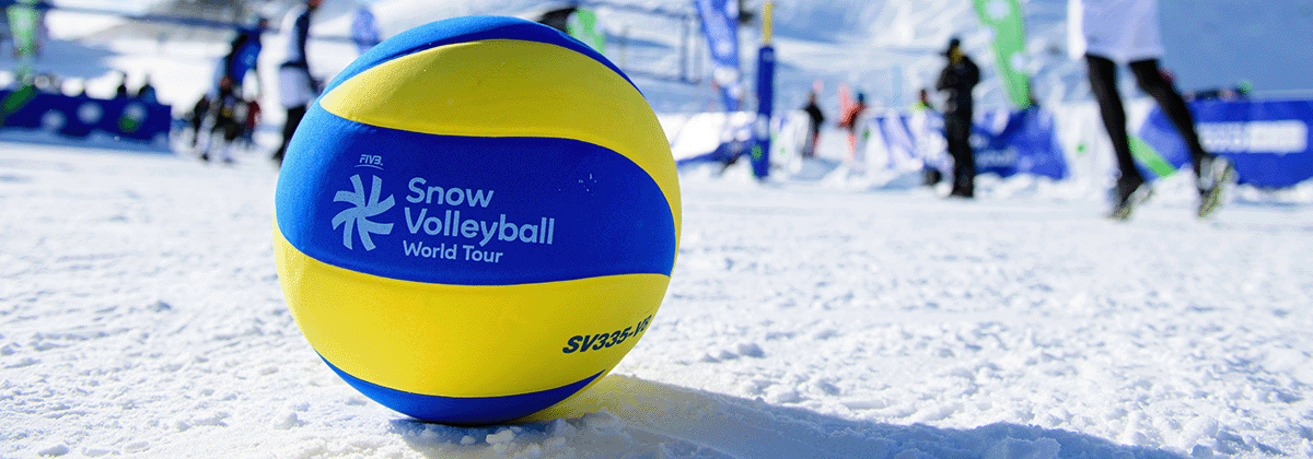 Snow volleybal Plat